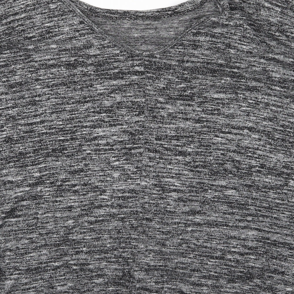 Preworn Womens Grey Knit Pullover Jumper Size M - oversized