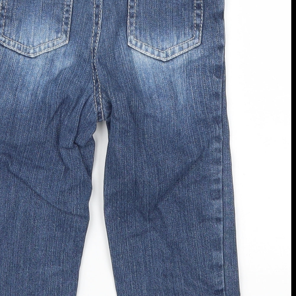 Tisai Boys Blue Denim Cargo Jeans Size 18 Months