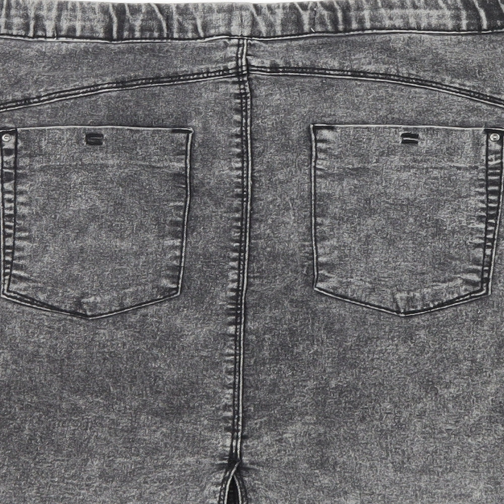 Denim Co. Womens Grey Denim Straight & Pencil Skirt Size 10