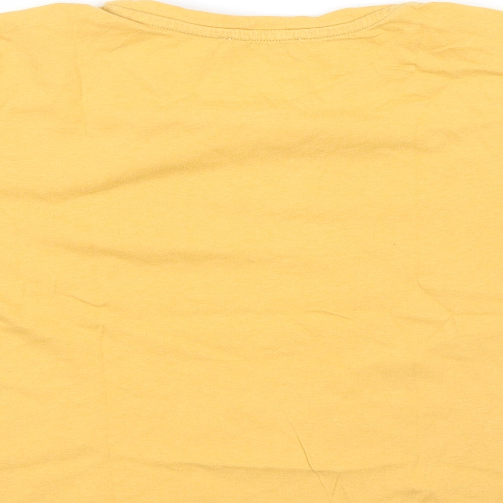 New Look Girls Yellow Basic T-Shirt Size S