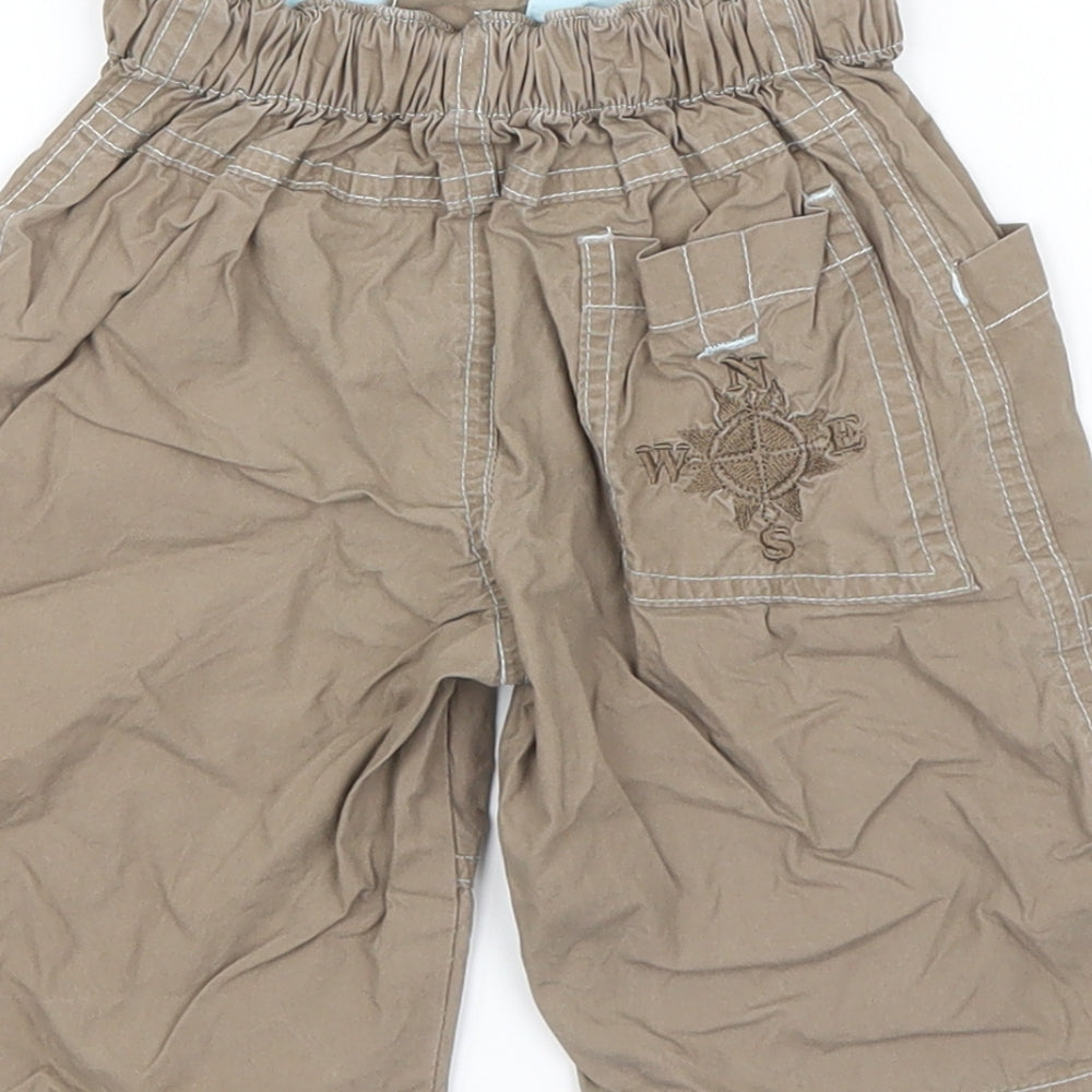 Earlydays Boys Brown Cargo Trousers Size 12-18 Months
