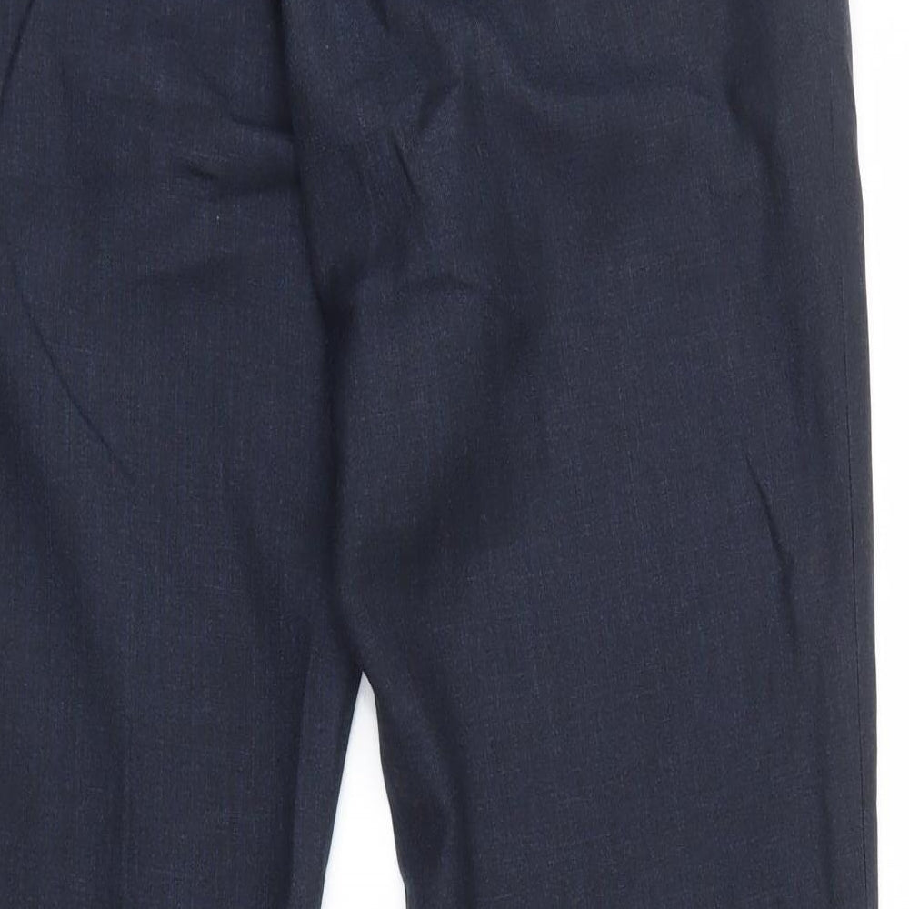 George Mens Blue Trousers Size 35 in L28 in