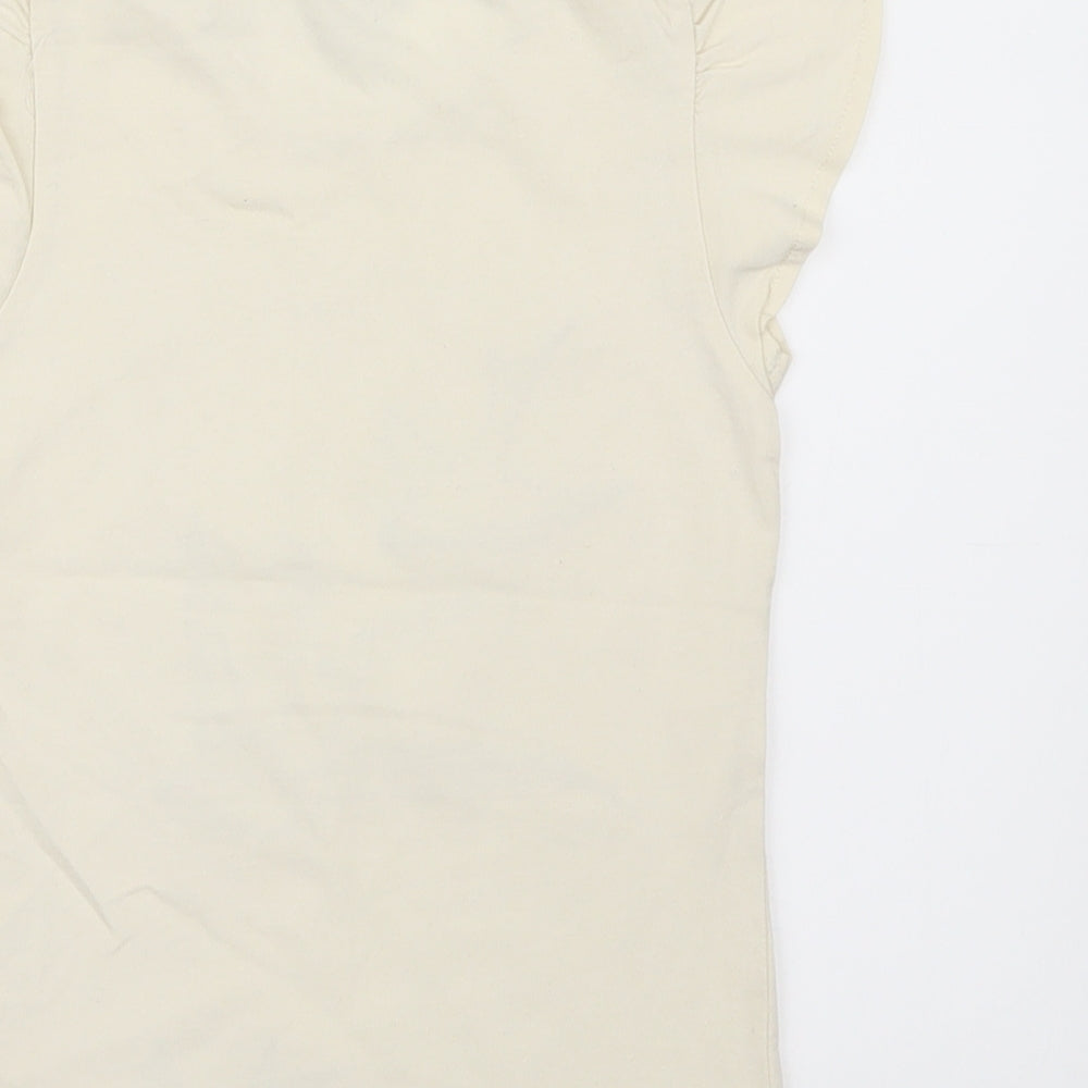 Store Twenty One Girls Ivory Basic T-Shirt Size 3-4 Years