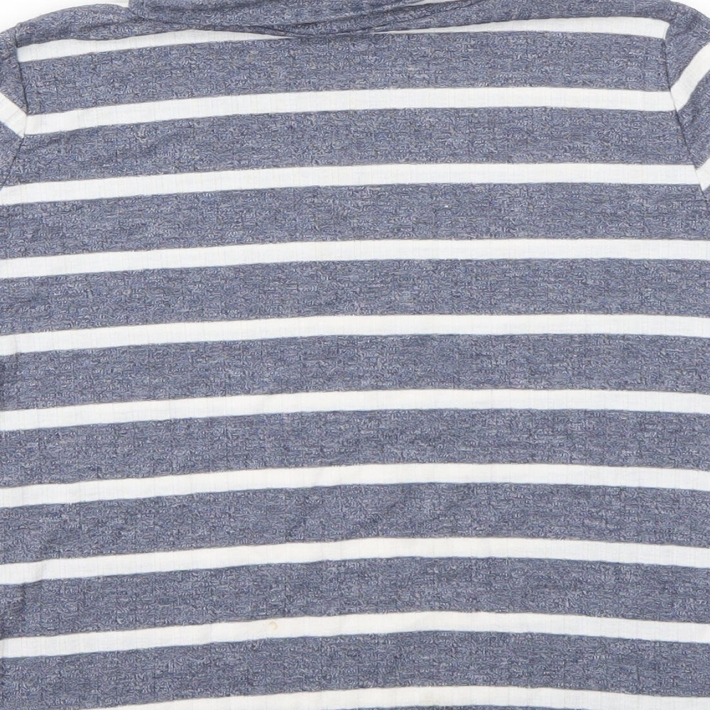 Riverisland Girls Blue Striped Basic T-Shirt Size 9-10 Years