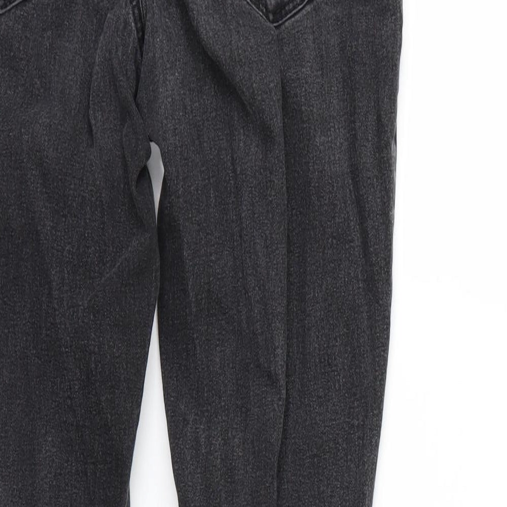 Dorothy Perkins Womens Black Straight Jeans Size 8 L29 in