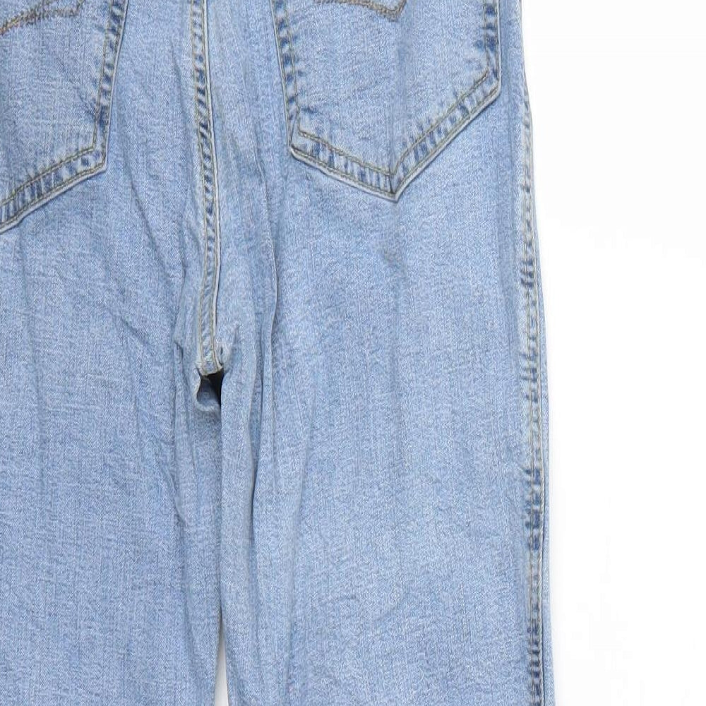 His Womens Blue Cropped Jeans Size 26 L27 in
