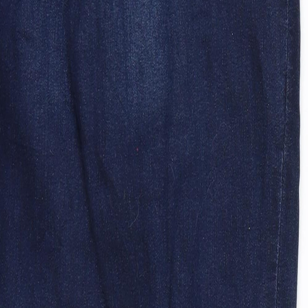 H&M Womens Blue Straight Jeans Size 8 L30 in