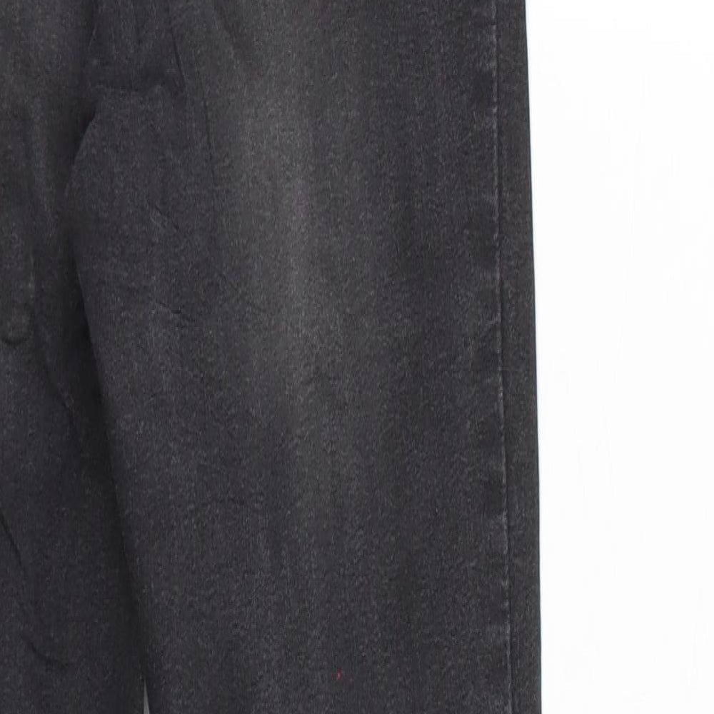 Magnum Womens Black Straight Jeans Size 4 L29 in
