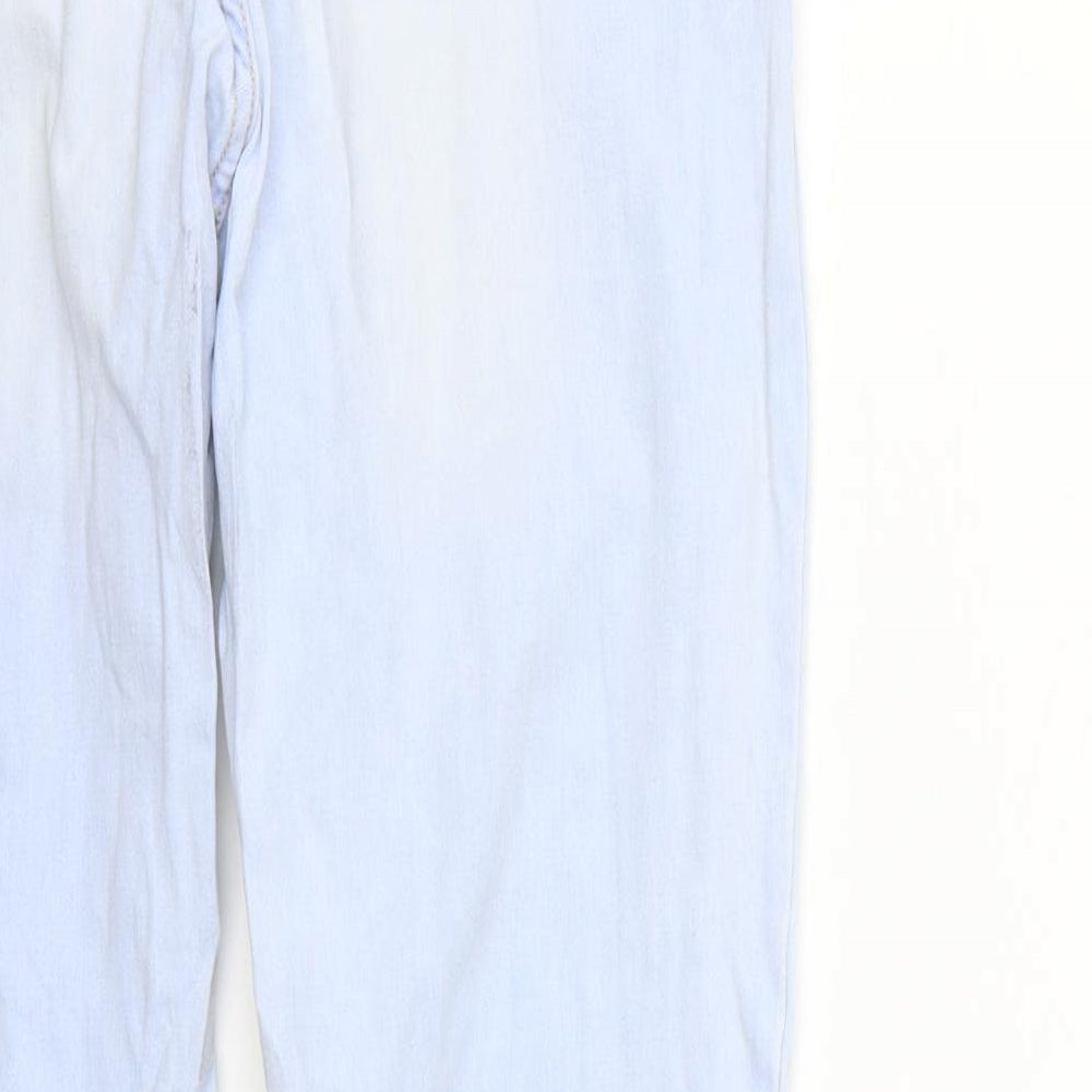 Preworn Womens Blue Skinny Jeans Size 14 L29 in