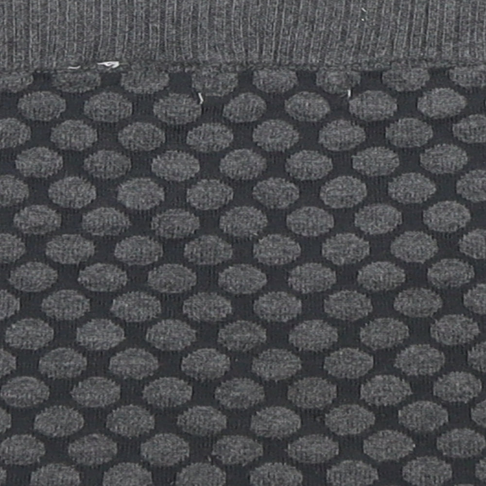 H&M Girls Grey Knit A-Line Skirt Size 3-4 Years