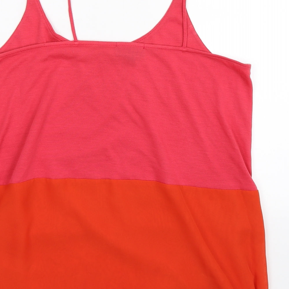 Topshop Womens Multicoloured Basic Tank Size 10