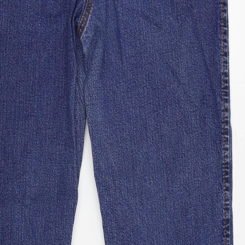 union blues Womens Blue Straight Jeans Size 35 in L29 in