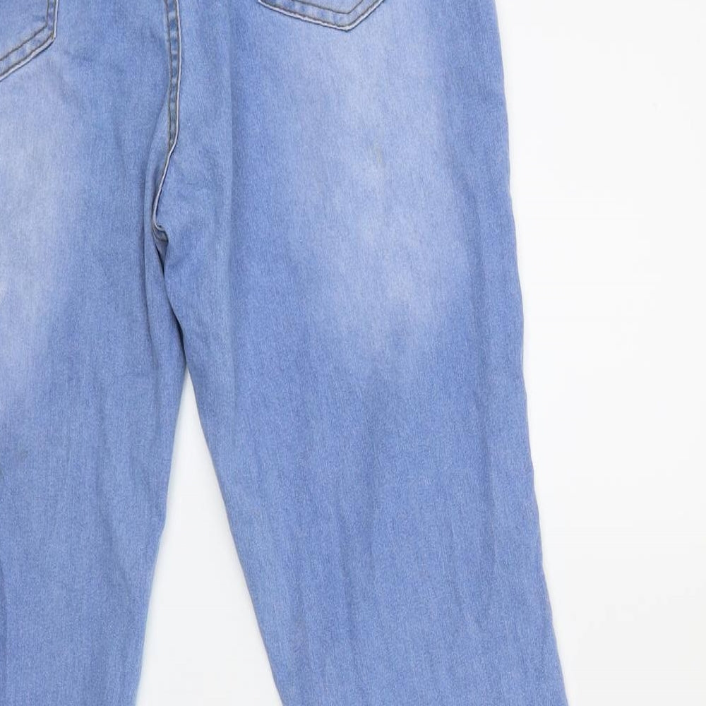 Urbanic Womens Blue Flared Jeans Size S L28 in