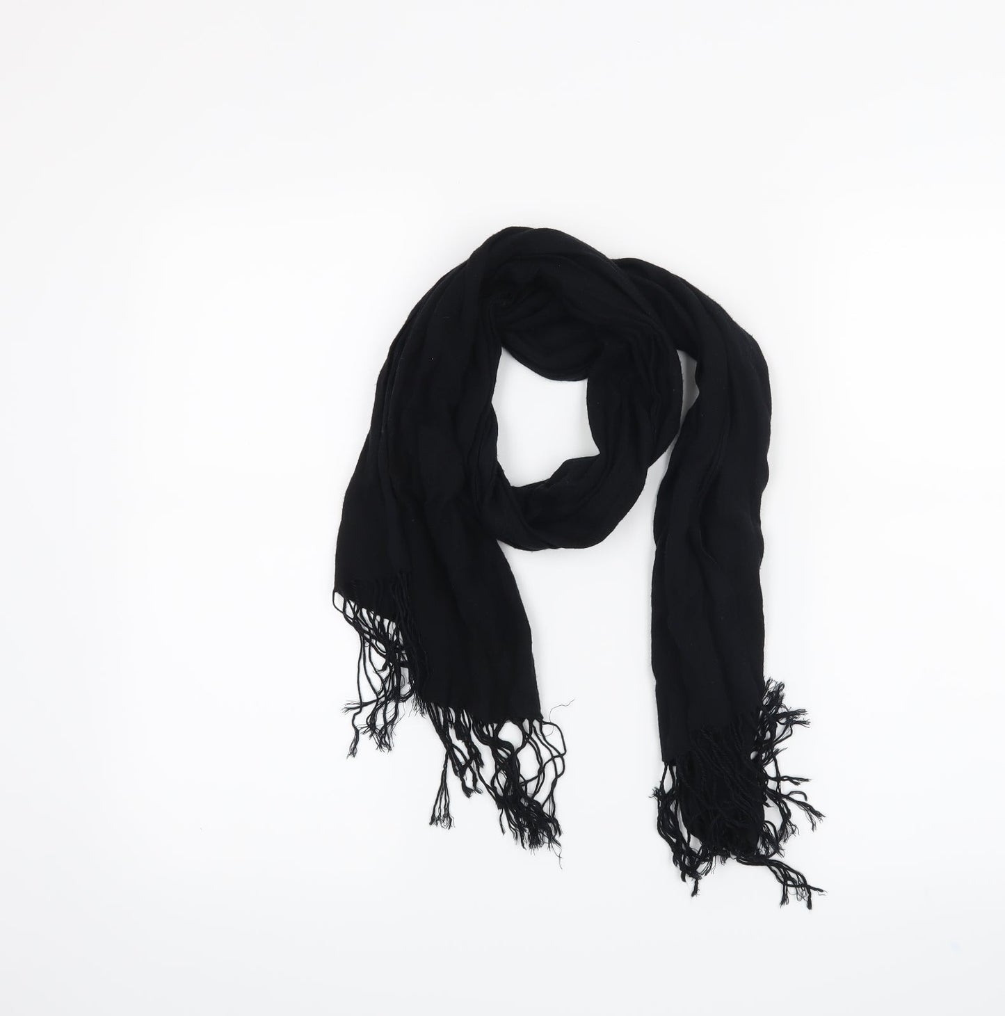 Preworn Womens Black Scarf