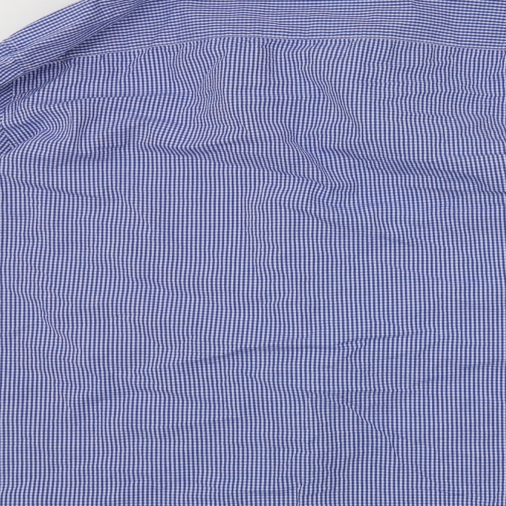 Debenhams Mens Blue Button-Up Size 2XL