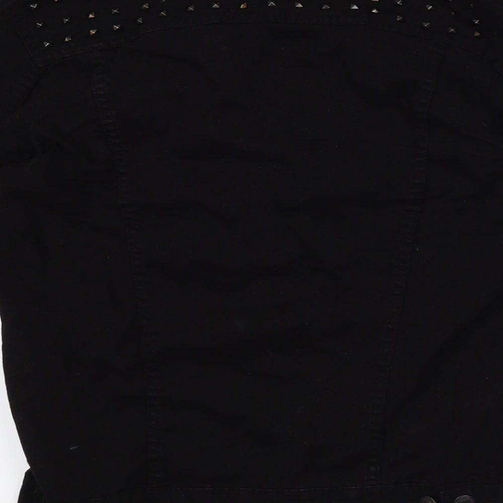 Preworn Womens Black Jacket Coat Size M