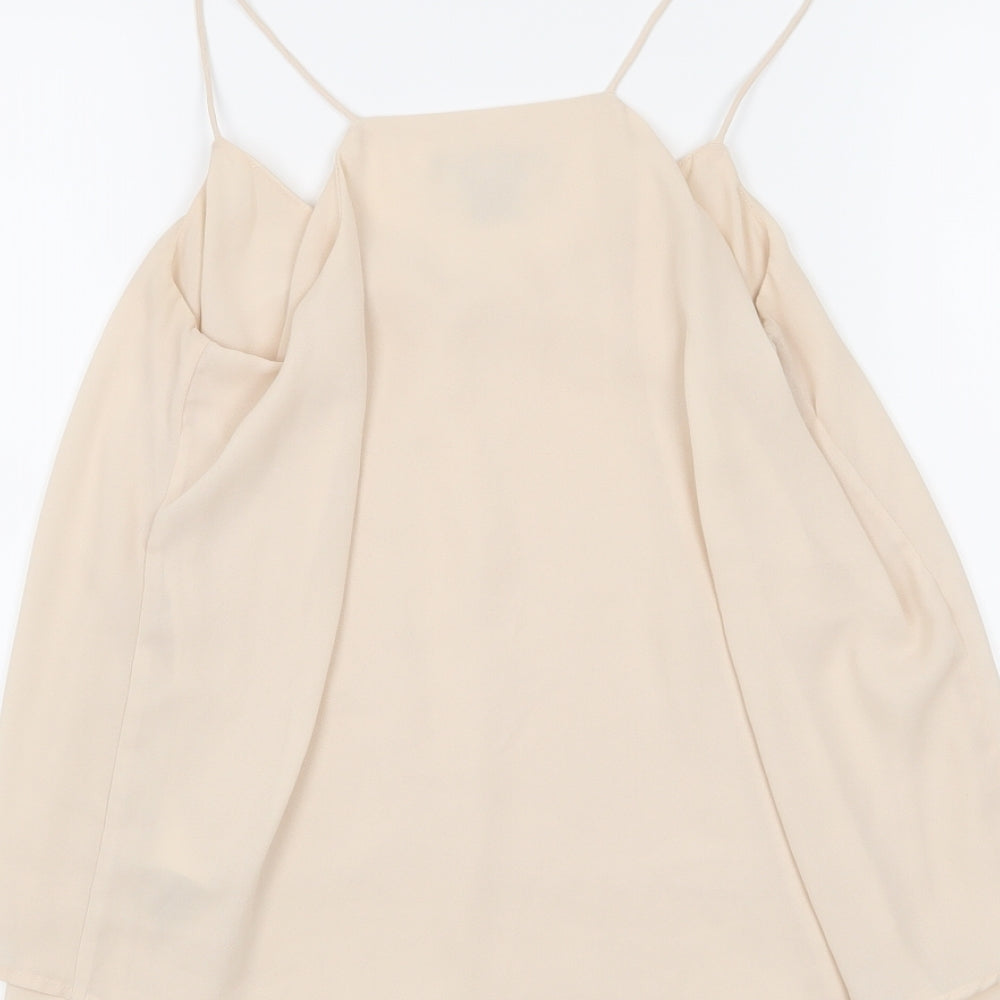 H&M Womens Beige Camisole Tank Size 6