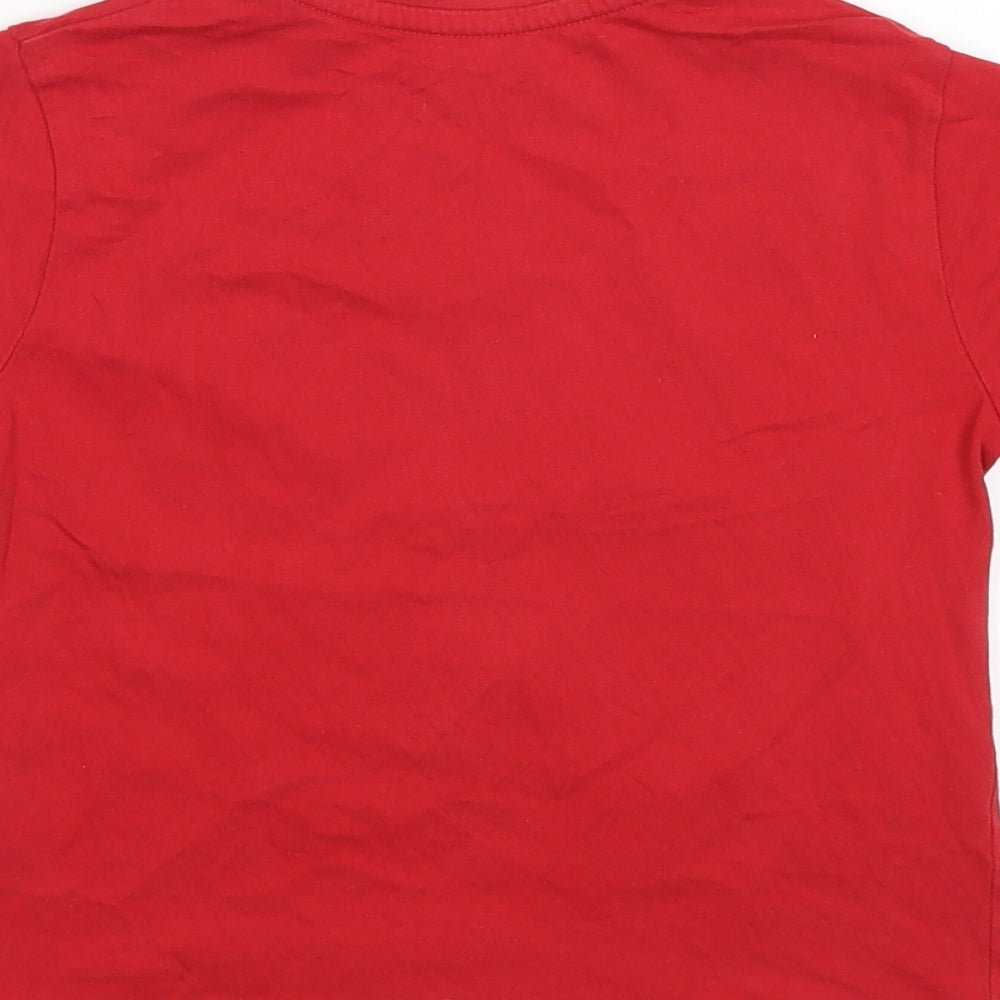 St Bernard Boys Red Basic T-Shirt Size 5 Years