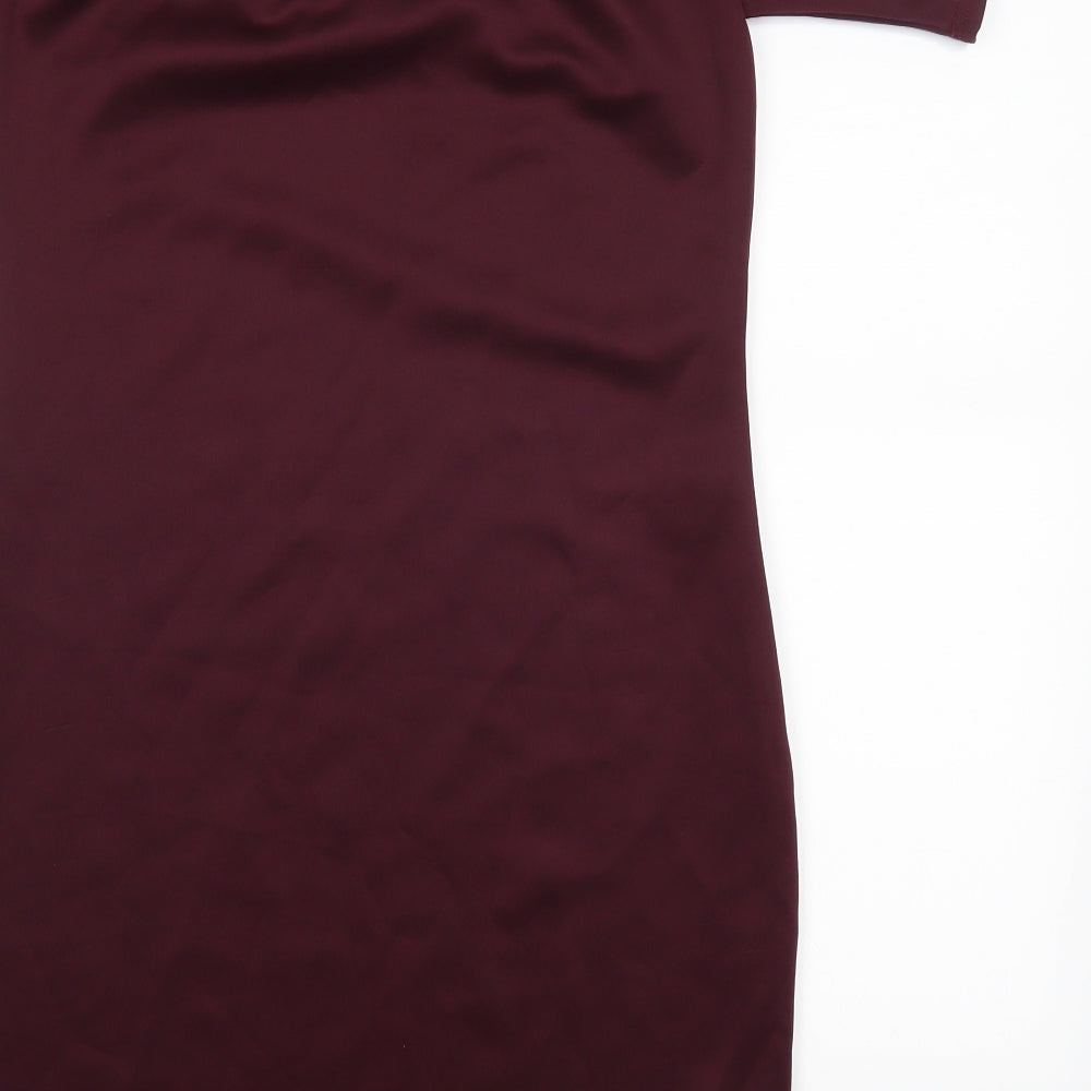 PRETTYLITTLETHING Womens Red Bodycon Size 12
