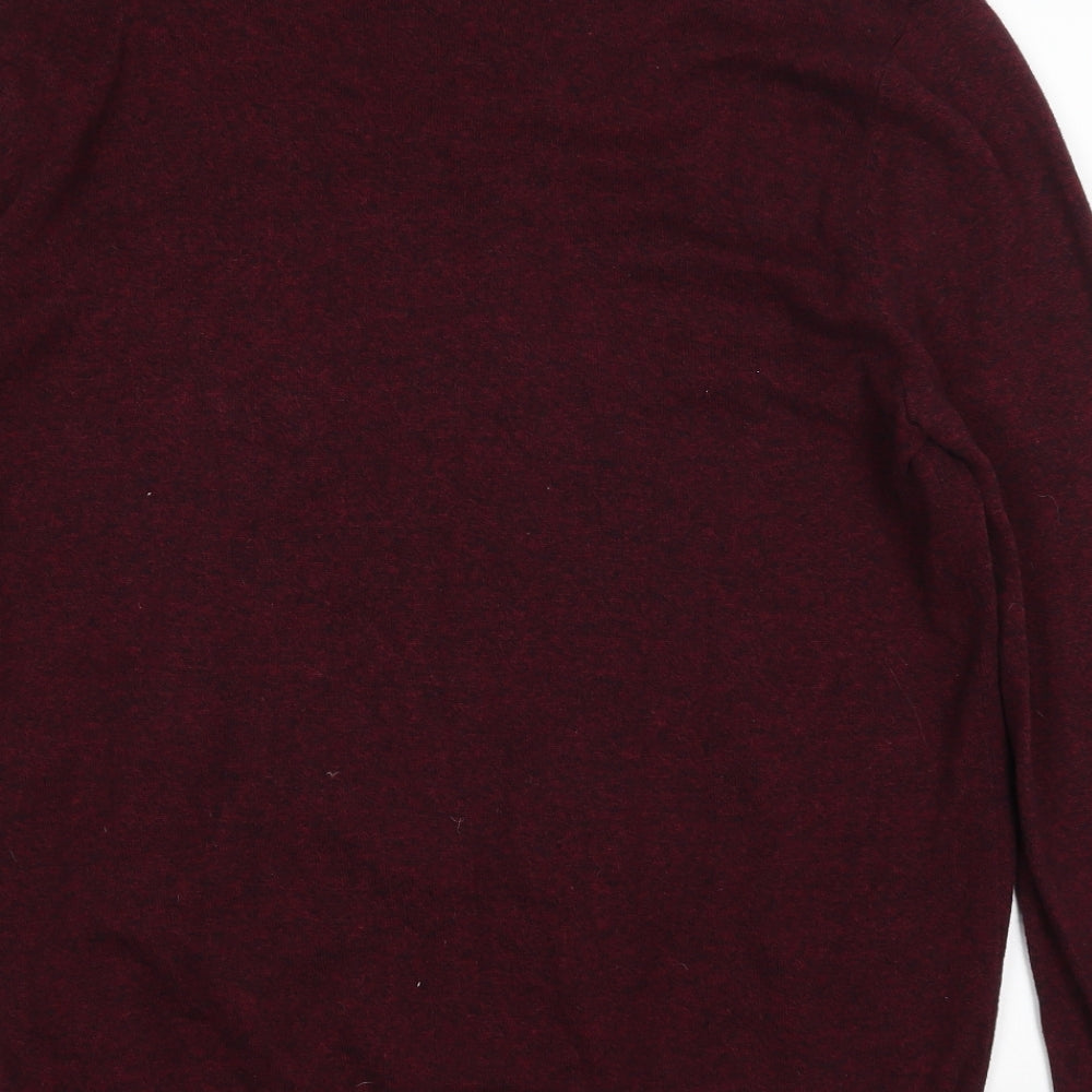 Topman Mens Red Pullover Jumper Size M
