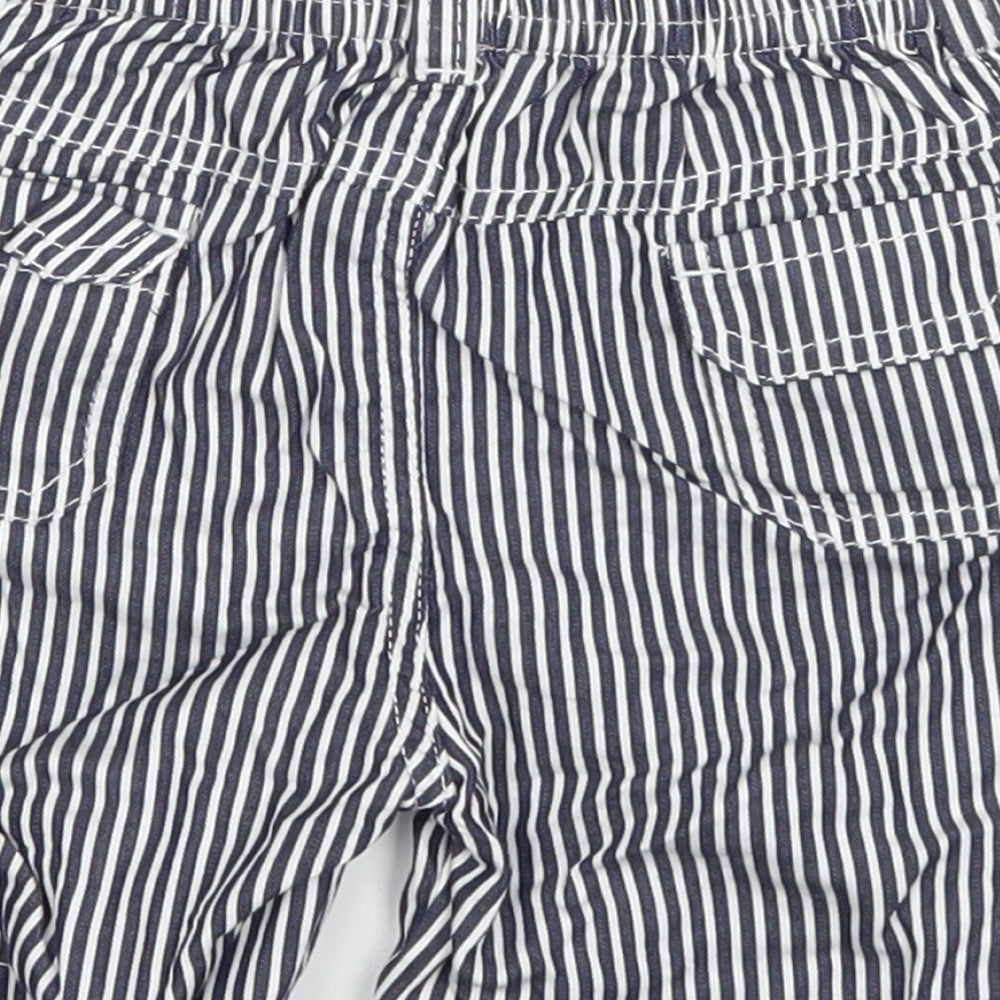 baby league Baby Blue Striped Cropped Trousers Size 18-24 Months