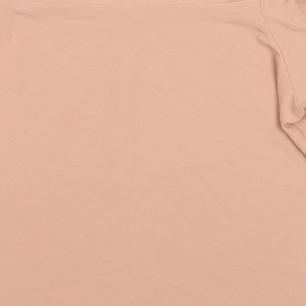 F&F Womens Beige Basic Blouse Size 12