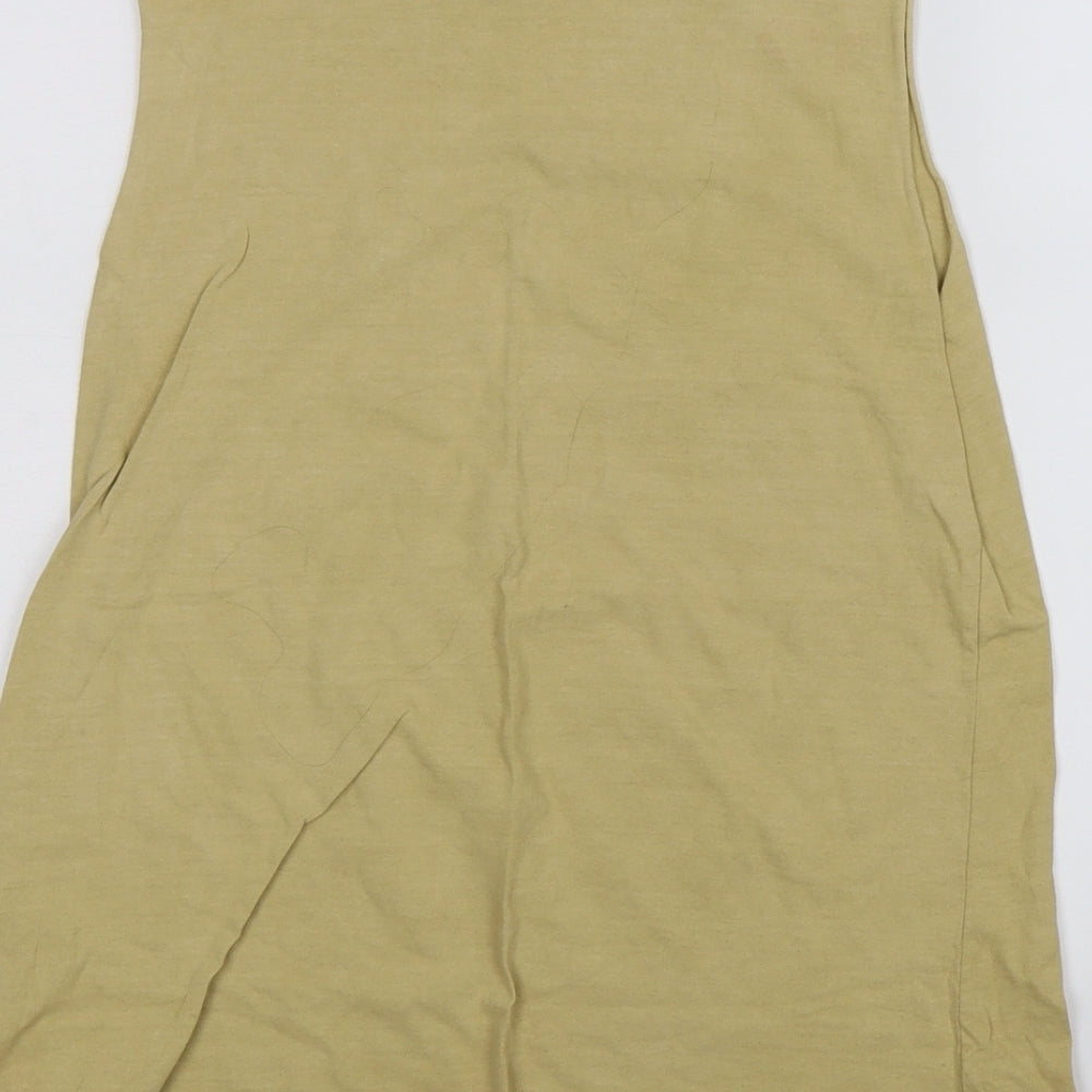 Miss Selfridge Womens Yellow Basic Tank Size 10 - dakota