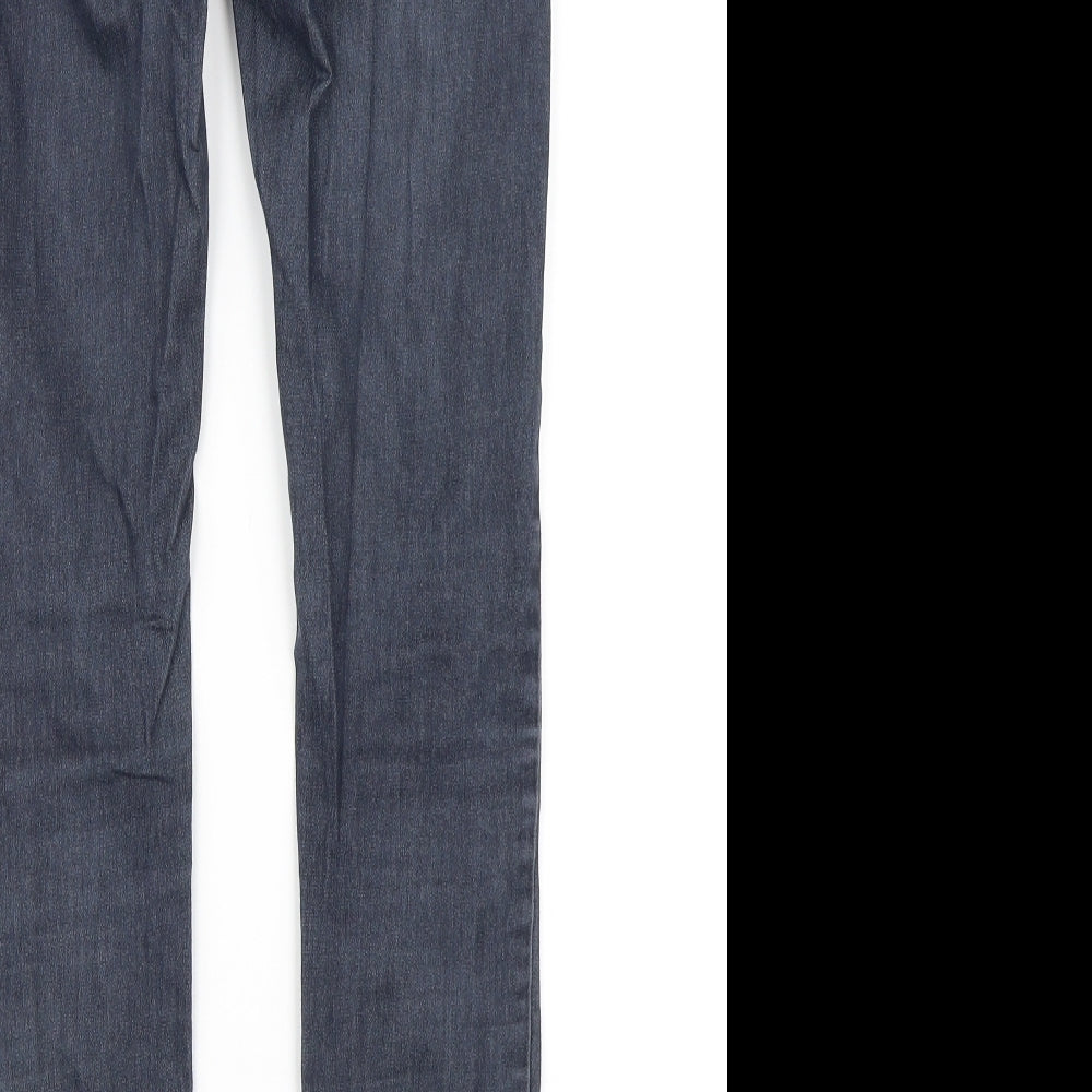 New Look Womens Grey Skinny Jeans Size 8 L28 in