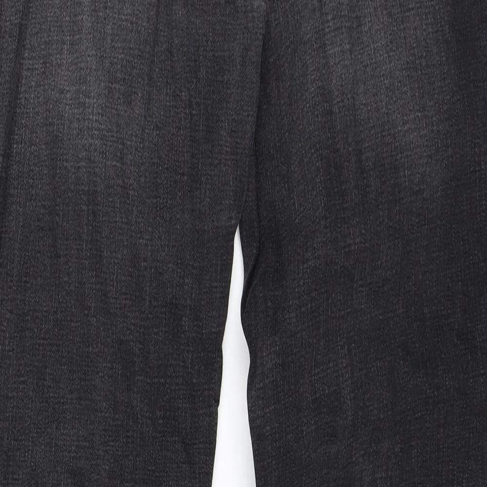 Yessican Womens Black Skinny Jeans Size 34 in L30 in