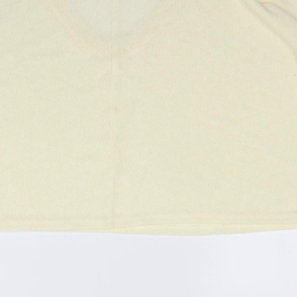 Primark Womens Yellow Henley Jumper Size S