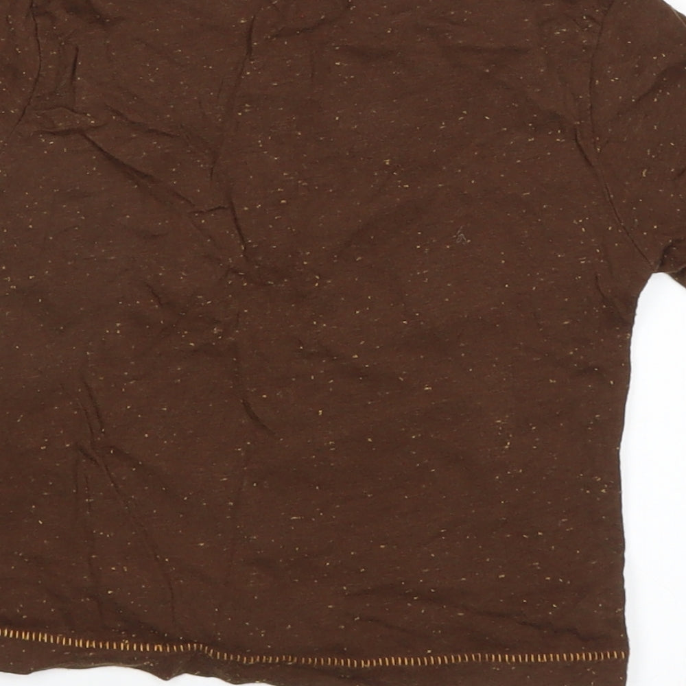 Star Wars Boys Brown Basic T-Shirt Size XS