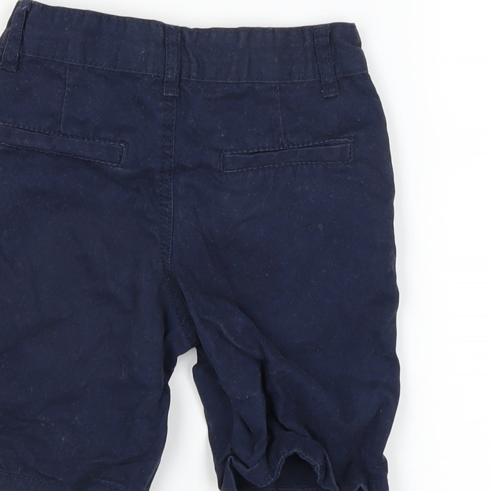 DENIMCO Boys Blue Chino Shorts Size 3-4 Years