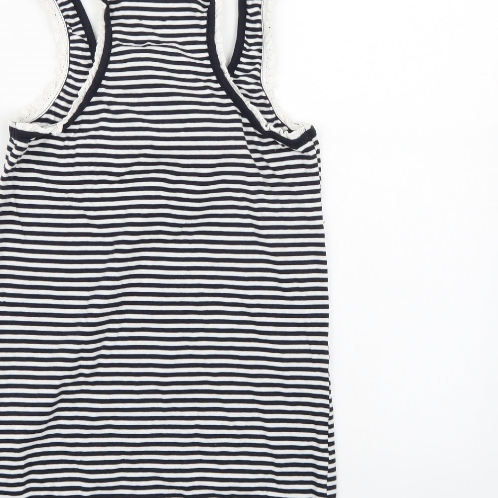 Five seasons Womens Blue Striped Camisole Tank Size S