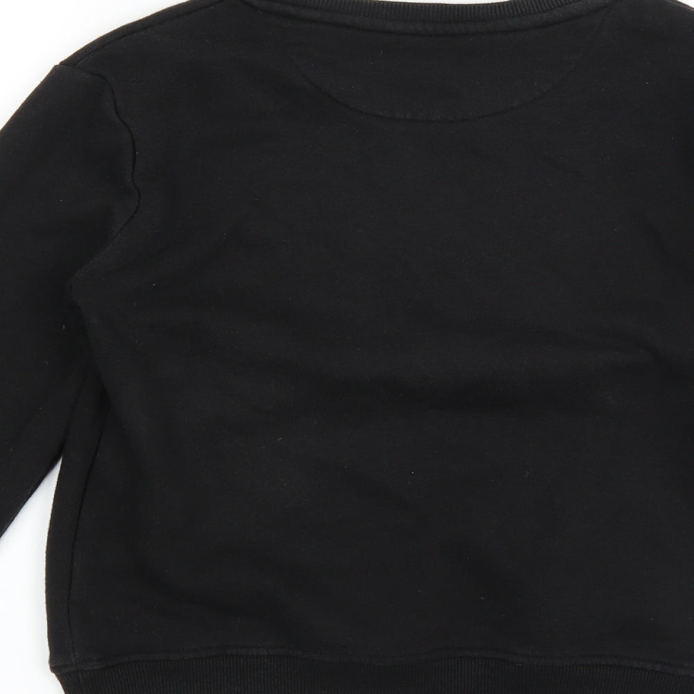 Primark Boys Black Pullover Sweatshirt Size 10-11 Years - harlem
