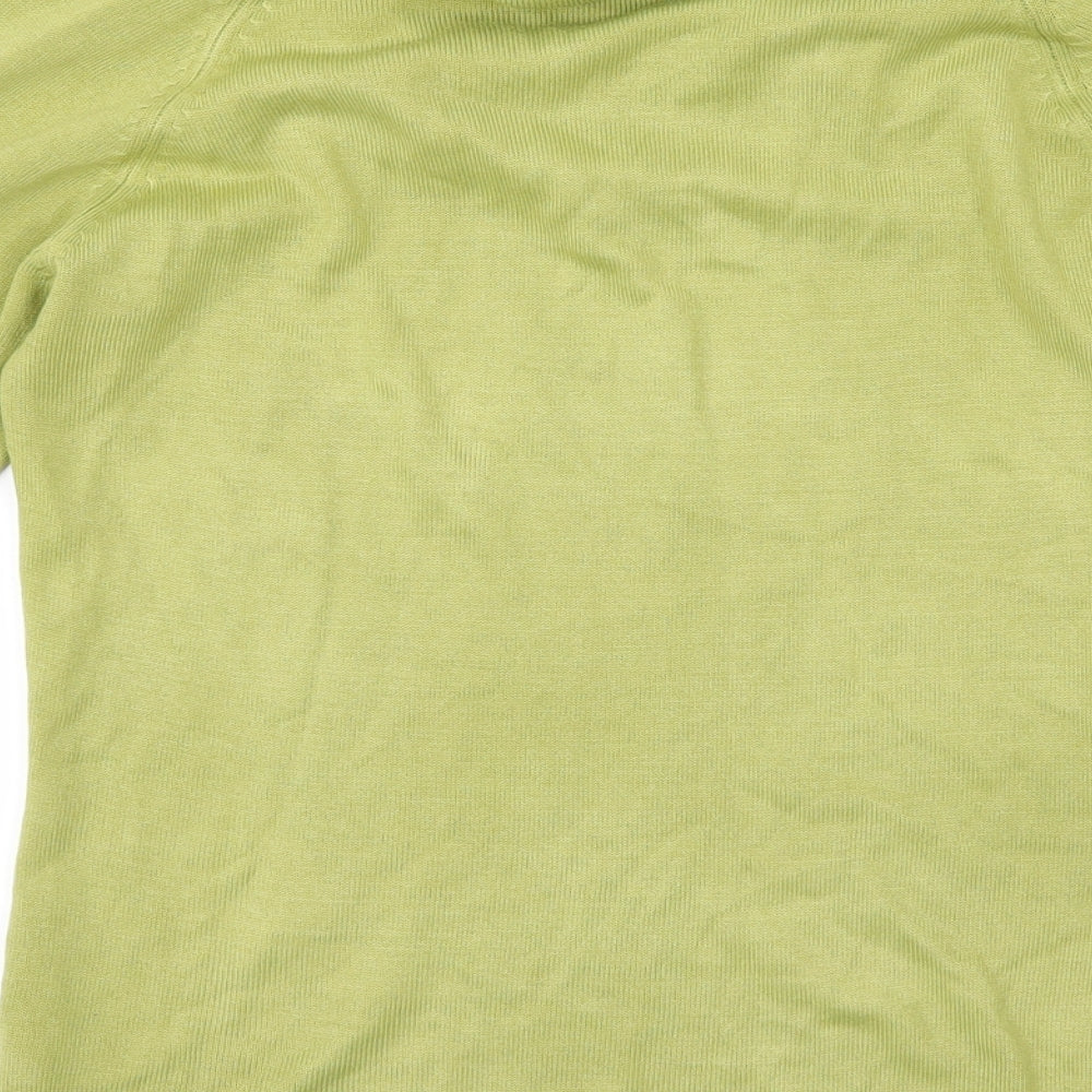 Marks & Spencer Womens Green Knit Pullover Jumper Size 10