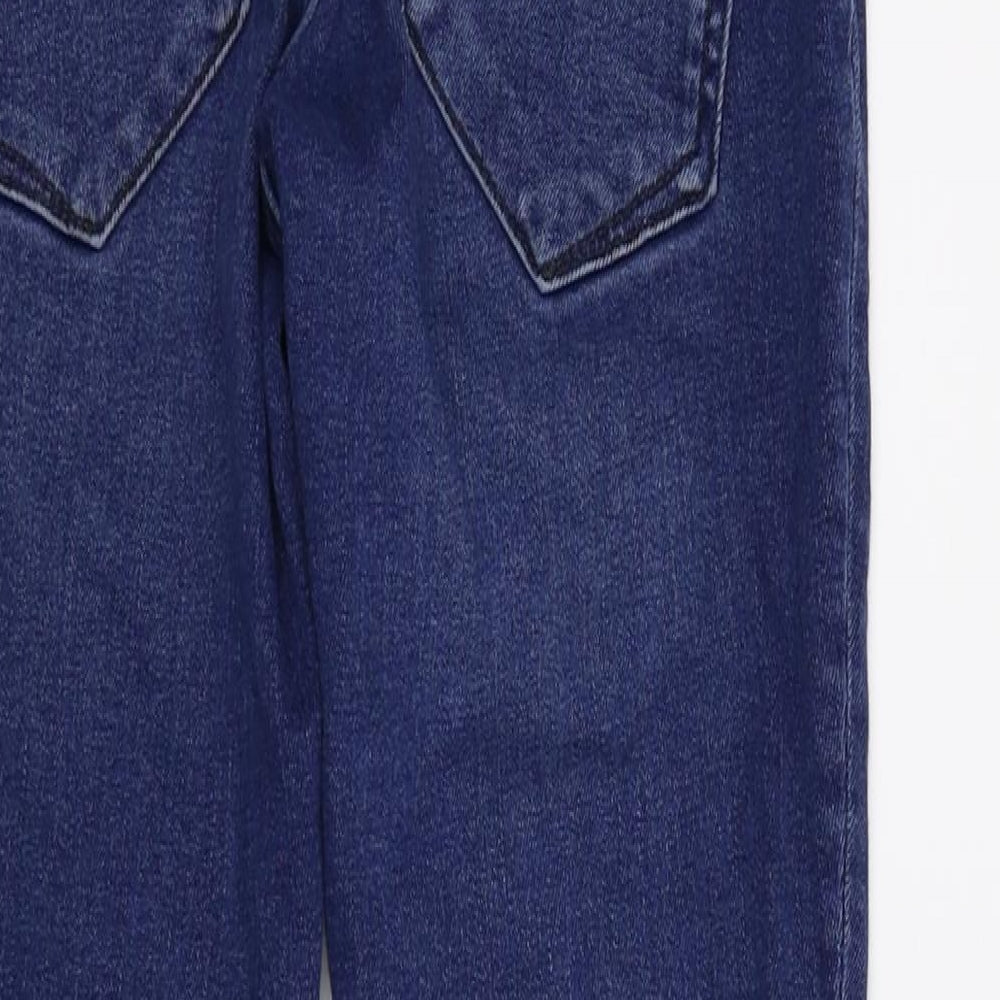 ASOS Womens Blue Denim Straight Jeans Size 26 in L28 in