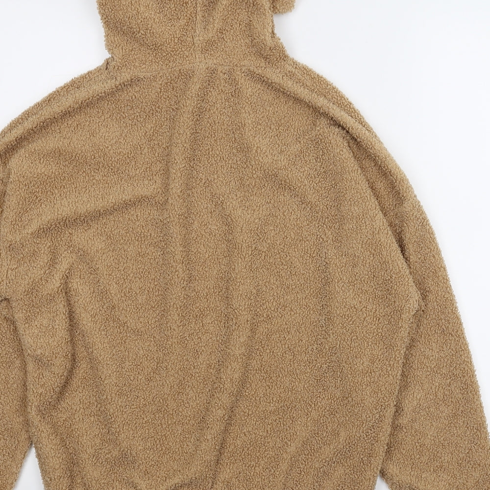 New Look Womens Beige Pullover Hoodie Size 6