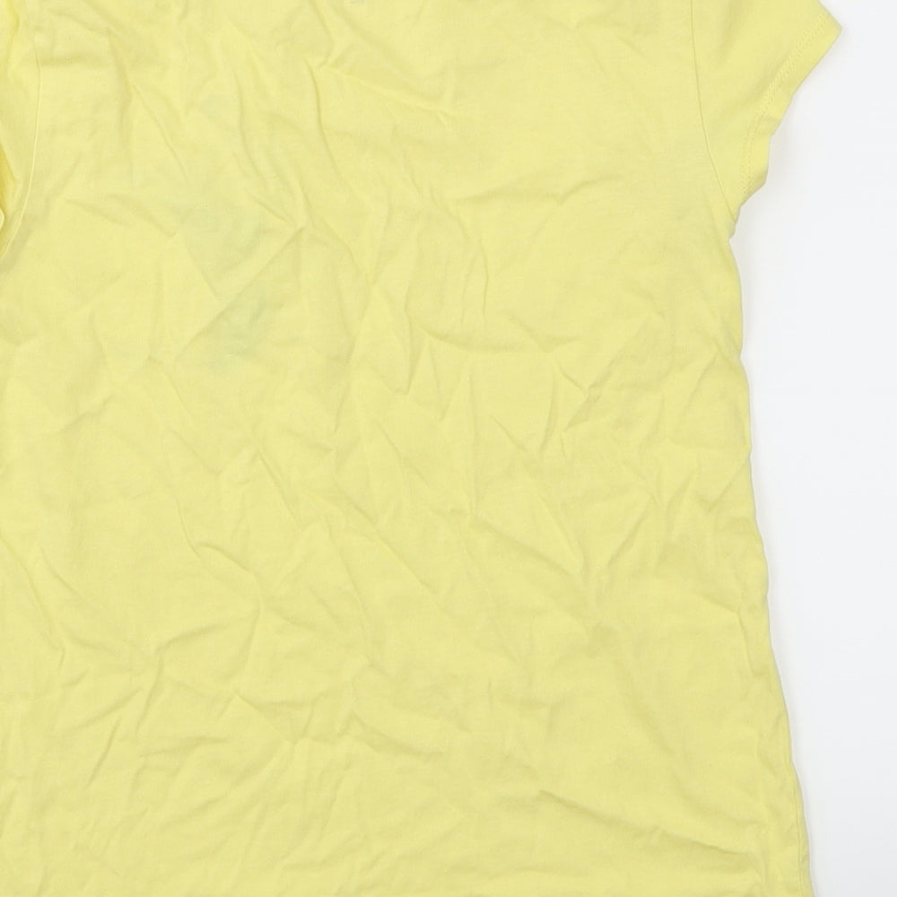 Gap Girls Yellow Basic T-Shirt Size 2XL