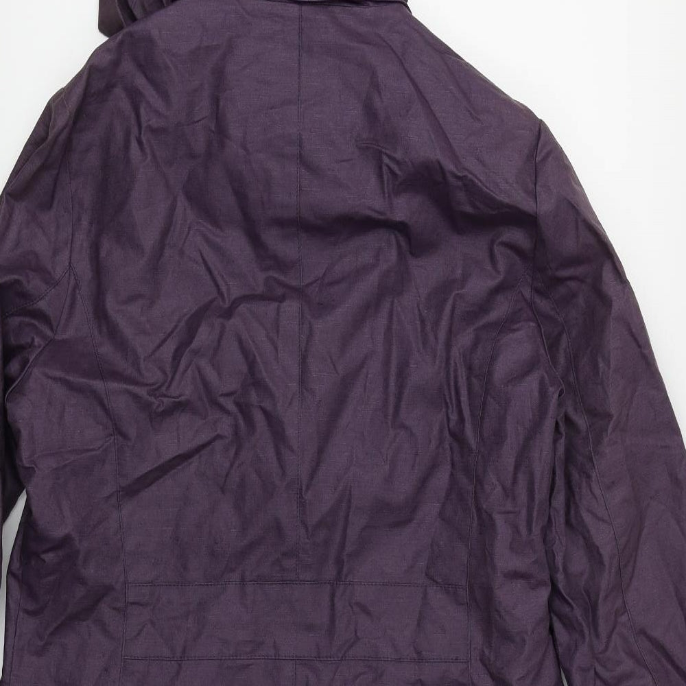 Per Una Womens Purple Anorak Coat Size 12