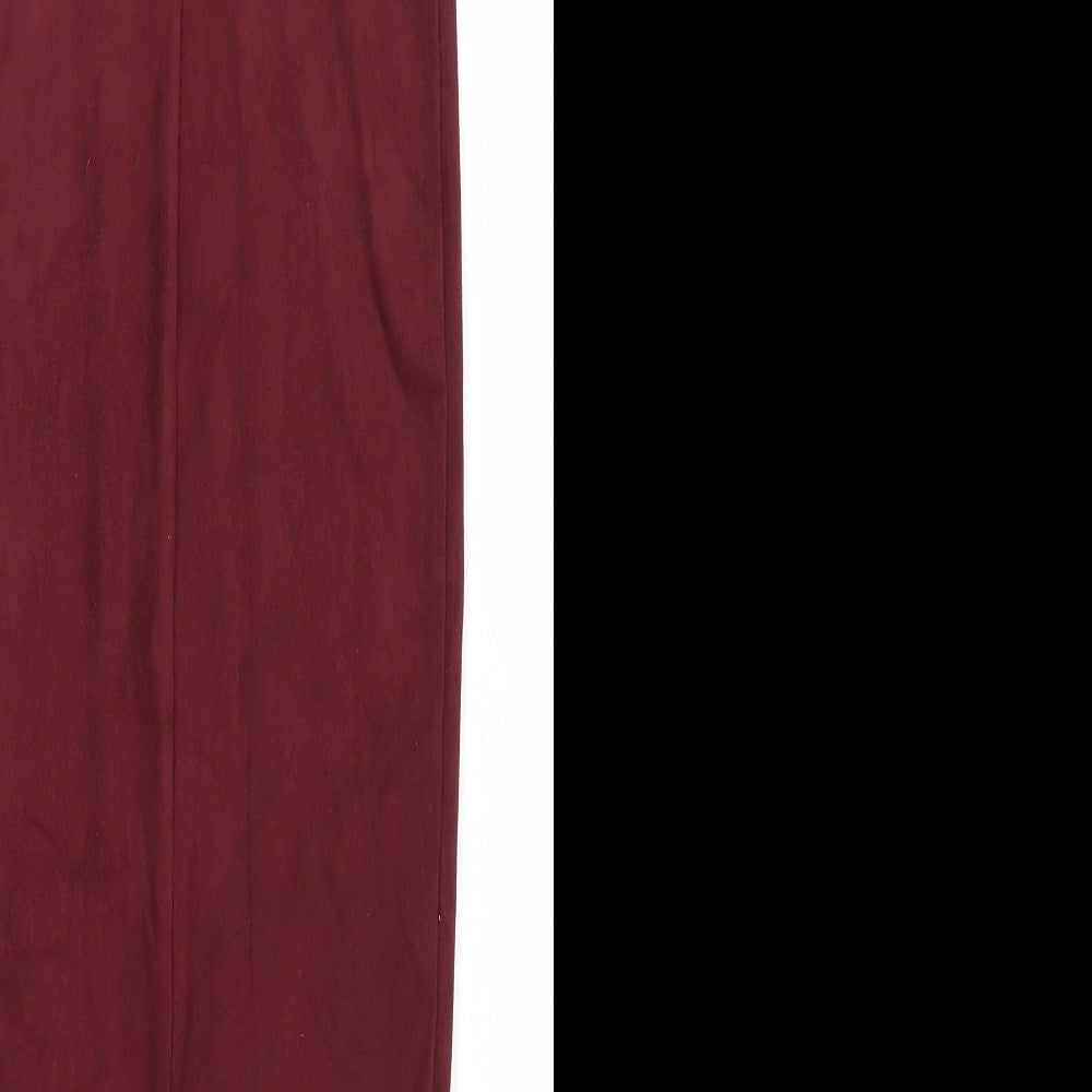 Primark Womens Red Velvet Bodycon Size 4