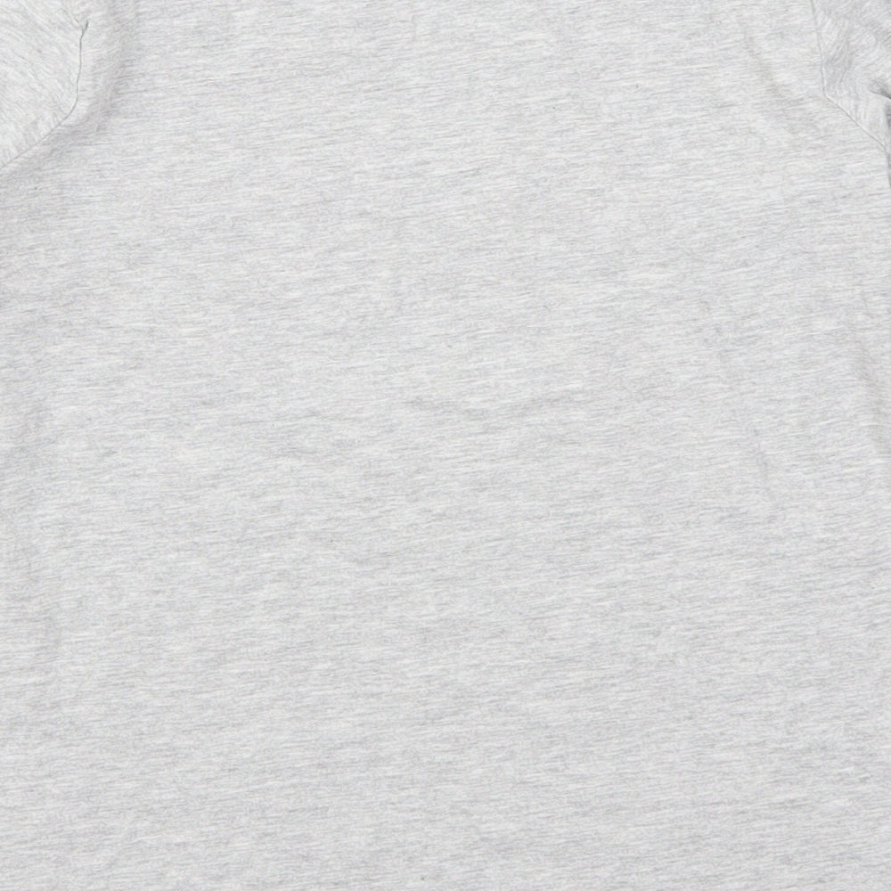 Mtalan Girls Grey Basic T-Shirt Size 11 Years - Girls Can Do Anything
