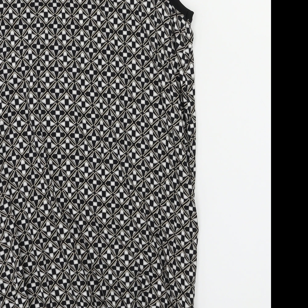 NEXT Womens Black Basic T-Shirt Size 8