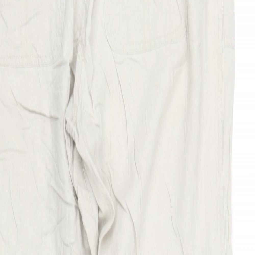 accuni Womens Beige Trousers Size 14 L30 in