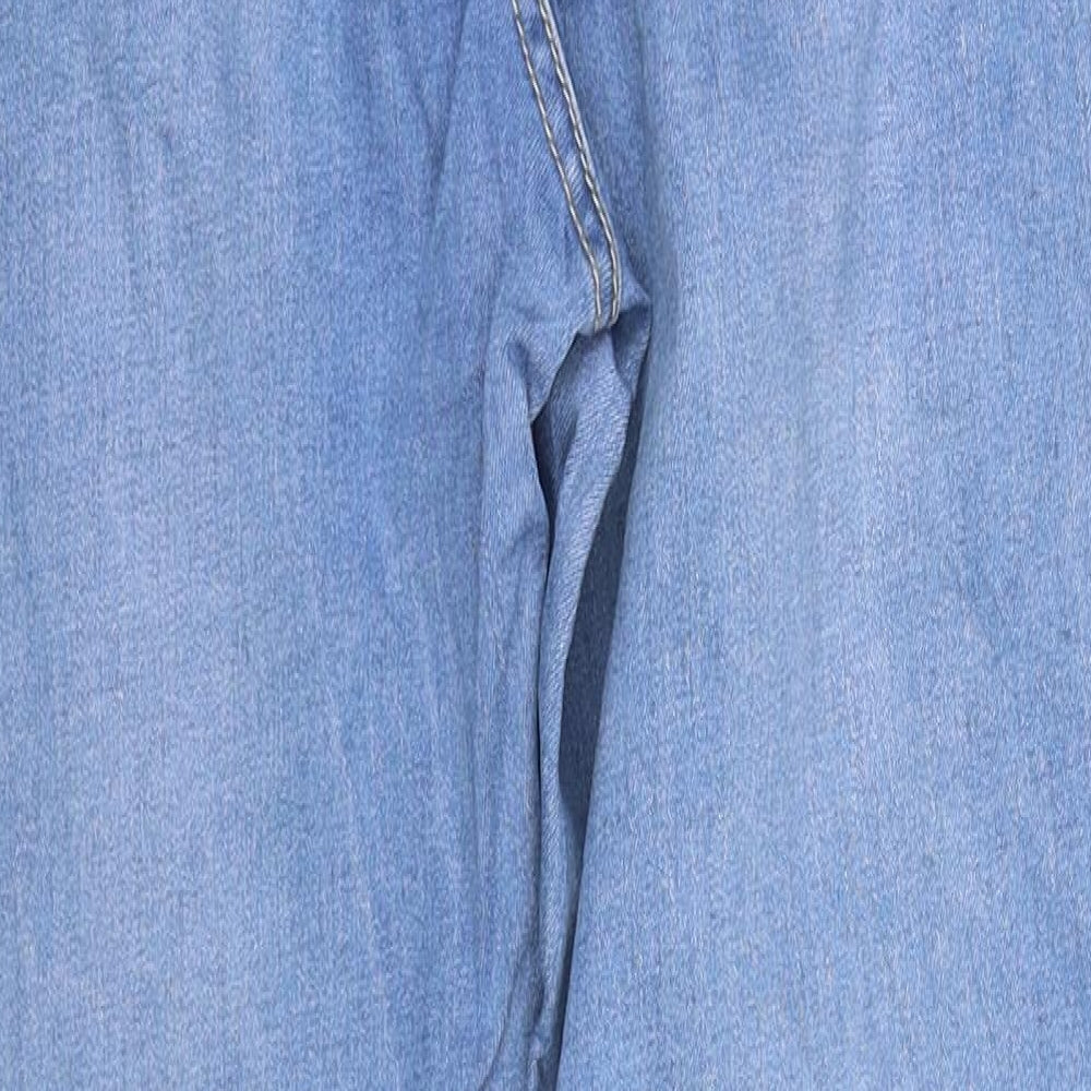 by shaka Womens Blue Trousers Size 14 L28 in