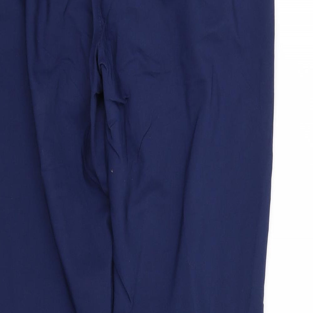 bb Womens Blue Trousers Size 8 L30 in