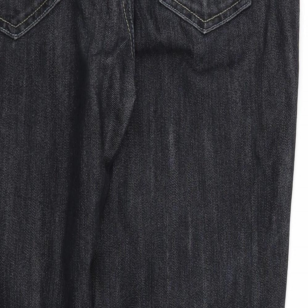 pre worn Womens Black Straight Jeans Size L L29 in