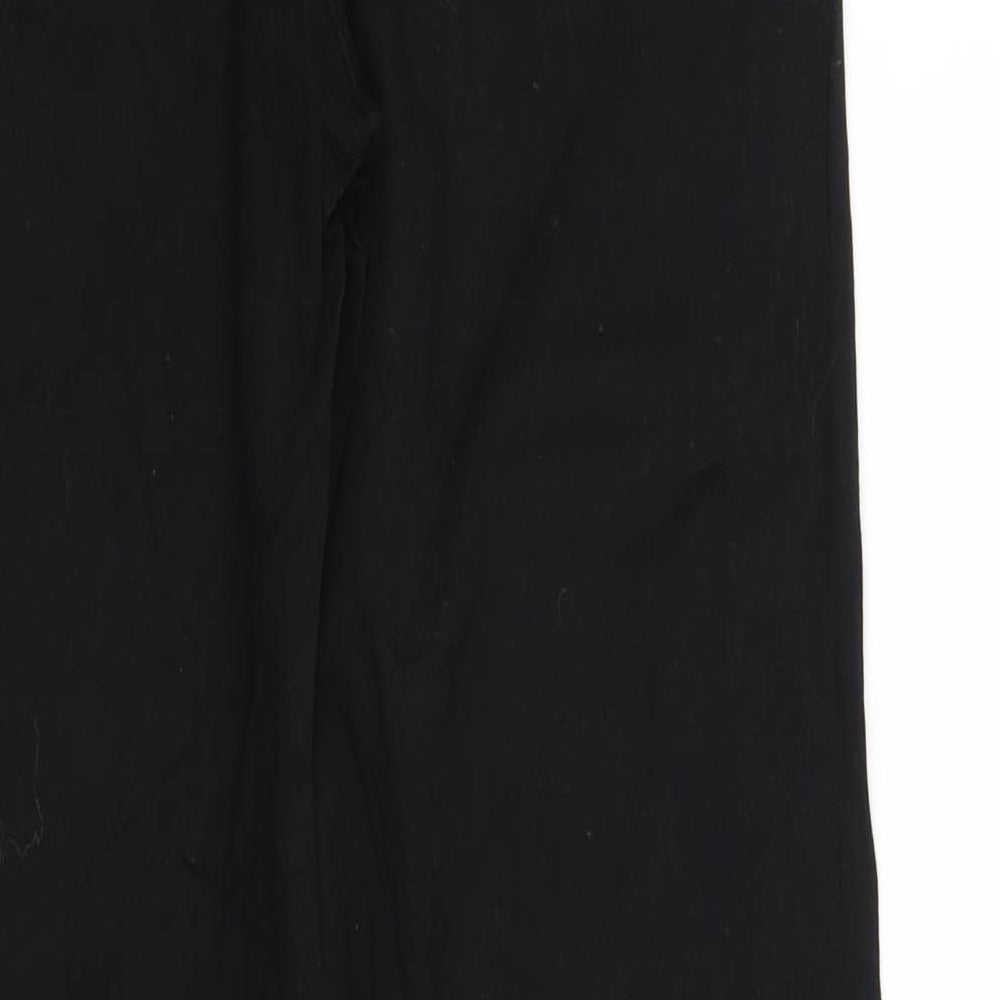 miss cherry Womens Black Trousers Size 12 L35 in