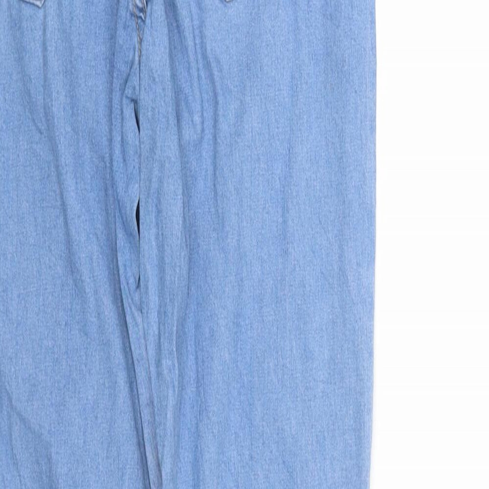 basic deniem Womens Blue Trousers Size 12 L34 in