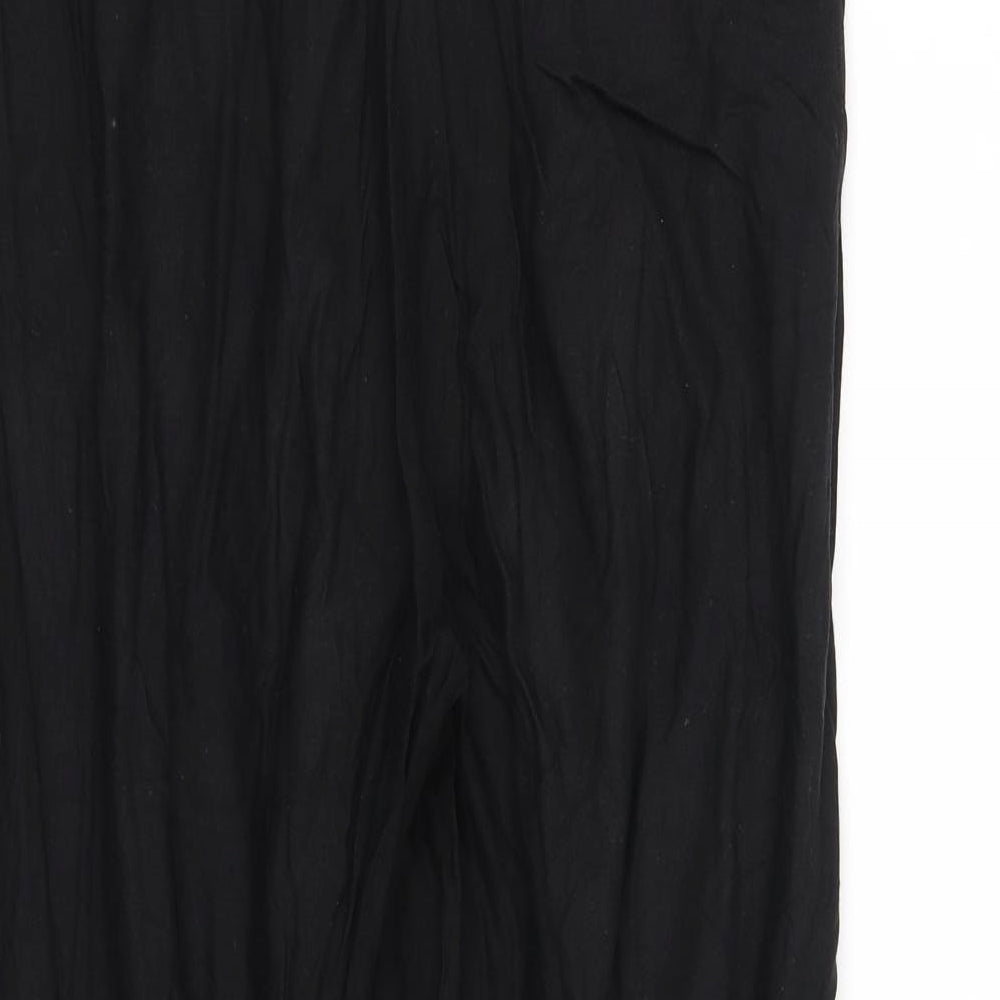 Lindex Womens Black Trousers Size 12 L31 in