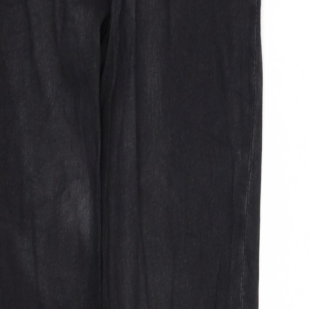 Divided Womens Black Straight Jeans Size 12 L32 in